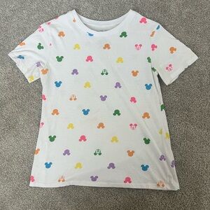 Disney Colorful Mickey Mouse Woman’s M T-Shirt